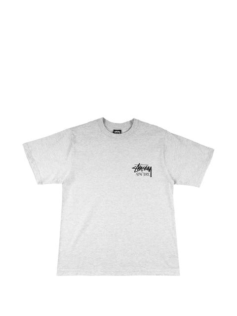 Stussy New York Ash Heather Basic Tee