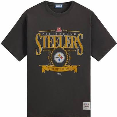 Kith NFL Steelers Vintage Black Tee