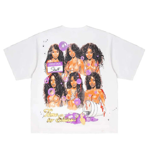 Triple Sevens Wash & Go White Tee