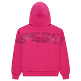 Sp5der Big Rhinestone Pink Hoodie