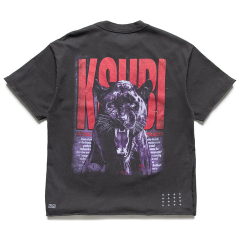 Ksubi Panthera Ekcess Faded Black Tee