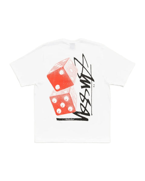Stussy Tall Dice White Tee