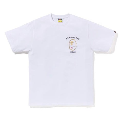Bape Japan Souvenir Map White Tee