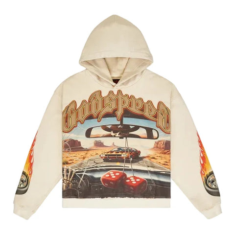 Godspeed On The Run II Bone Hoodie