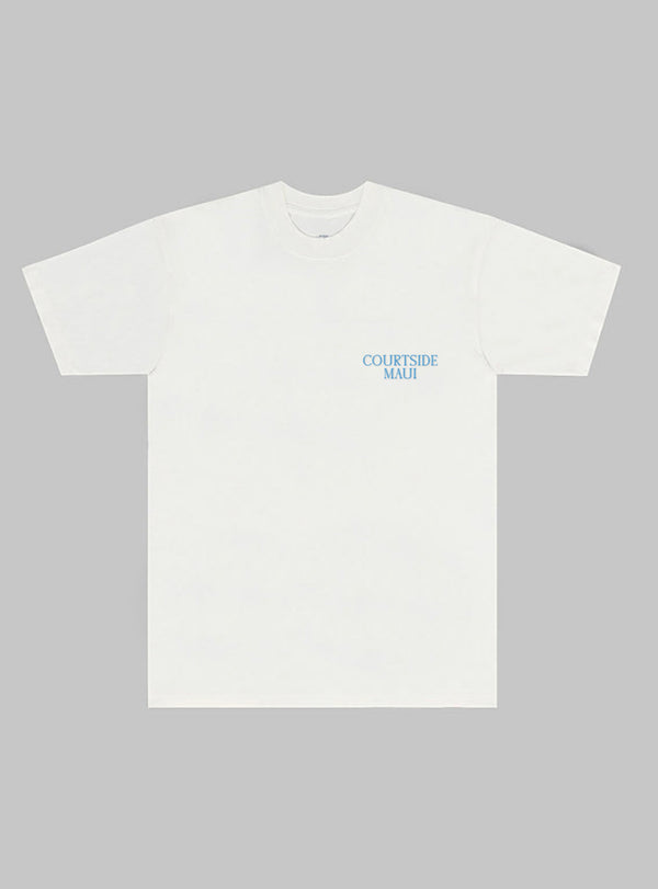 Courtside Maui Relief Off White Tee