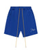 Rhude Script Logo Cobalt Blue Sweatshorts