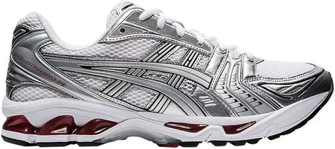Asics White Pure Silver Gel Kayano 14
