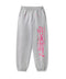 Sp5der P*nk V2 Heather Grey/Pink Sweatpants