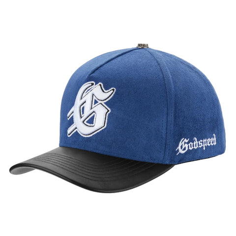 Godspeed Insignia Leather/Suede Royal/Black Hat