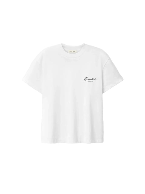 Essentials SS26 Signature Bright White Tee