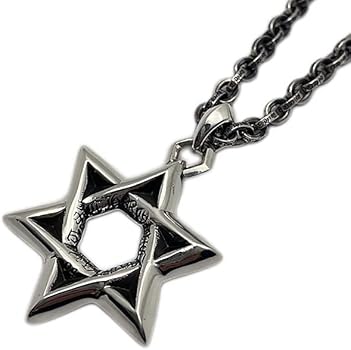 Chrome Hearts Star of David Silver Pendant