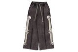 Floor 914 Skull Black Relaxed Sweatpants