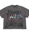 Mixed Emotion Friends Grey Tee