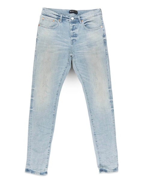 Purple P001 Worn Vintage Light Indigo Jeans