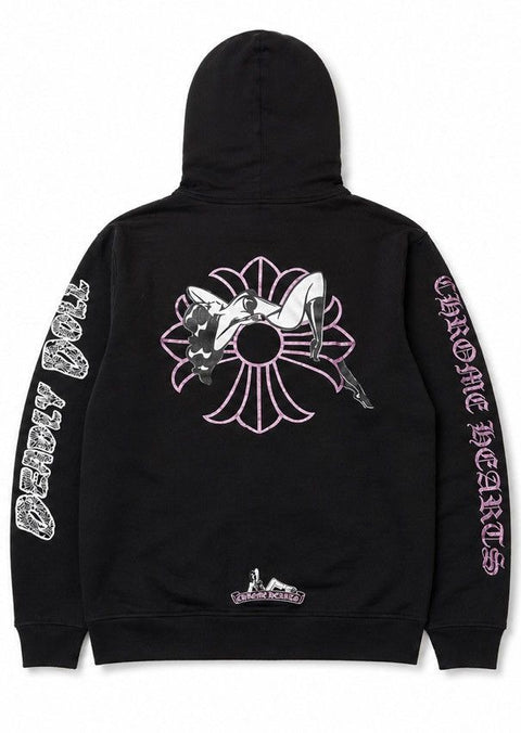 Chrome Hearts Deadly Doll Black Hoodie
