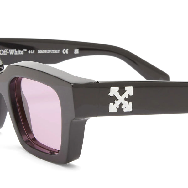 Off-White Virgil Square Frame Black/Pink Sunglasses