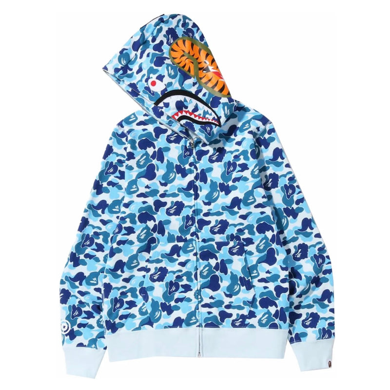 Bape Blue Camo Shark Full Zip