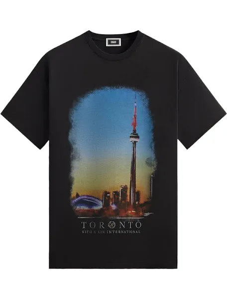 Kith Toronto Skyline Black Tee