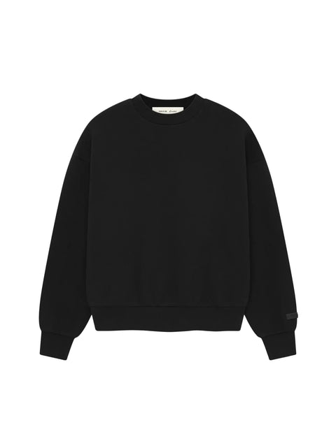 Essentials SS26 Classic Vintage Black Crewneck