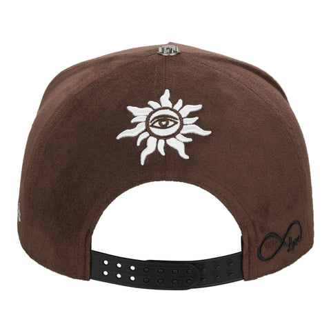 Godspeed Insignia Leather/Suede Chocolate/Black Hat