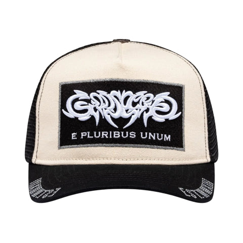 Godspeed GS E Pluribus White/Black Trucker