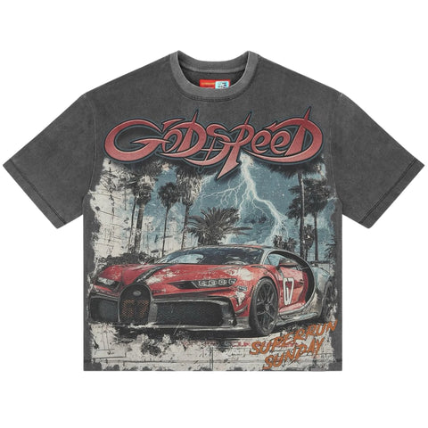 Godspeed Gatti Miami Superrun Grey Tee