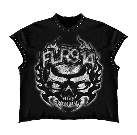 Floor 914 Skull Inferno Black Cut Off