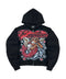 Mixed Emotion Unveiled Black Zip Up