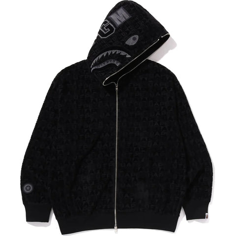 Bape Black Shark Velvet Full Zip