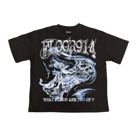 Floor 914 Skulltex Black Tee