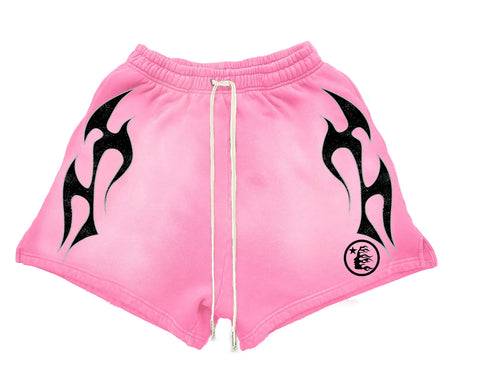 Hellstar Flame Pink Shorts