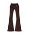 Body by Raven Basics 2.0 Low Rise Brown/Pink Flared Leggings
