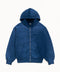 Stussy World Tour Sun Faded Navy Zip Up