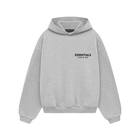 Essentials Kids FW24 Light Heather Gray Hoodie