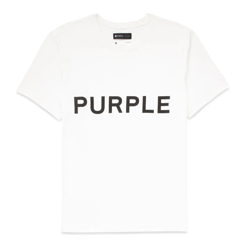 Purple P109 Clean White Tee