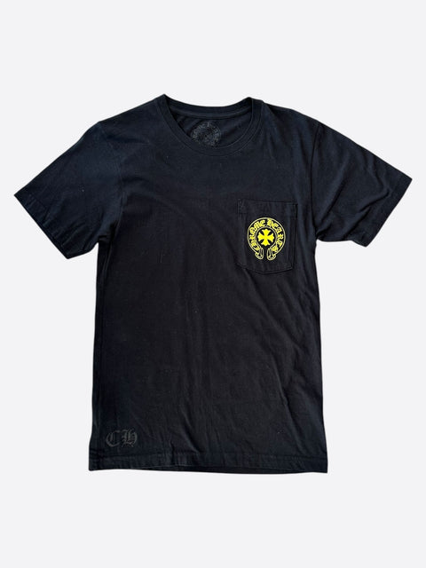 Chrome Hearts Yellow Eye Chart Black Tee
