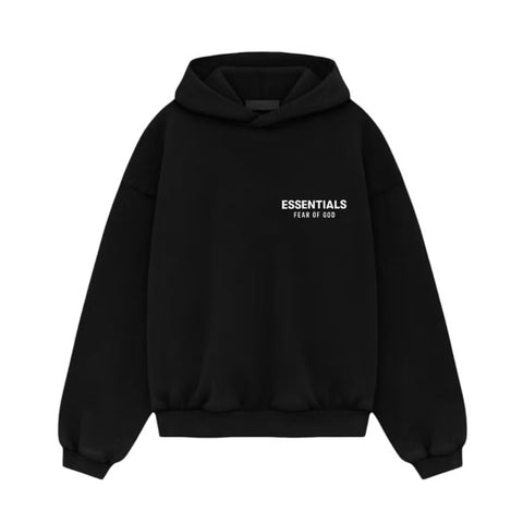 Essentials Kids FW24 Black Hoodie