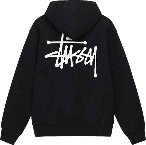 Stussy Basic Black Zip Up