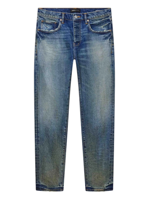 Purple P001 Cracked Bronze Jeans
