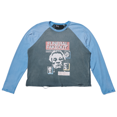Paly Funeral Fakeout Black/Blue L/S Tee