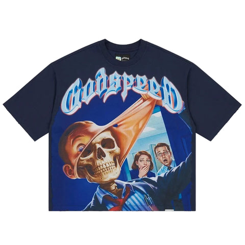 Godspeed Mask Off Navy Tee