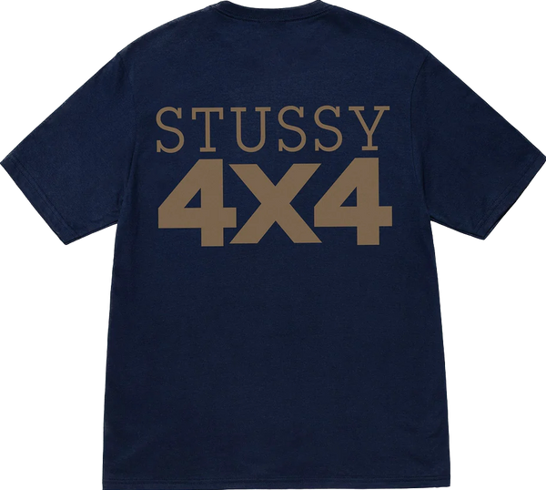 Stussy 4x4 Navy Tee