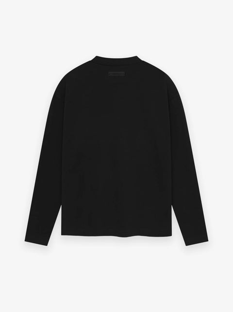 Essentials SS26 Classic Vintage Black L/S Tee