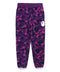 Bape Purple Camo Wide Fit Sweatpants