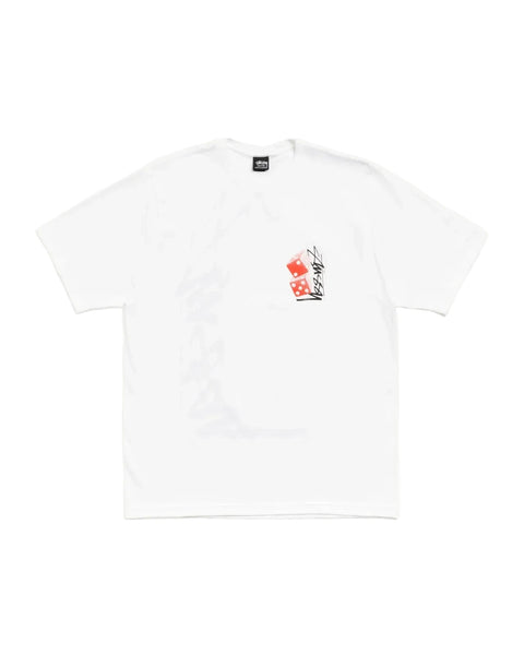 Stussy Tall Dice White Tee