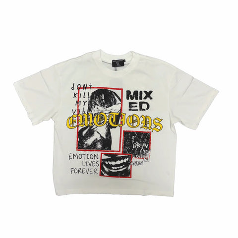 Mixed Emotion Forever White Tee