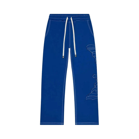 Godspeed OG Logo Stitched Blue Sweatpants