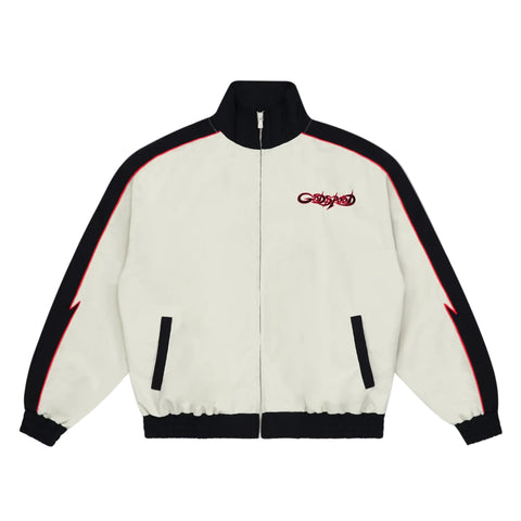 Godspeed GT Tracksuit White/Red Zip Up