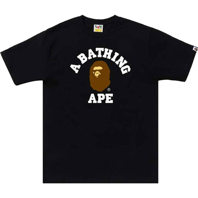 Bape College Black Tee