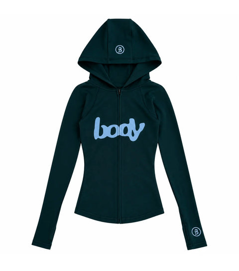 Body by Raven Basics 2.0 Emerald/Teal Zip Up